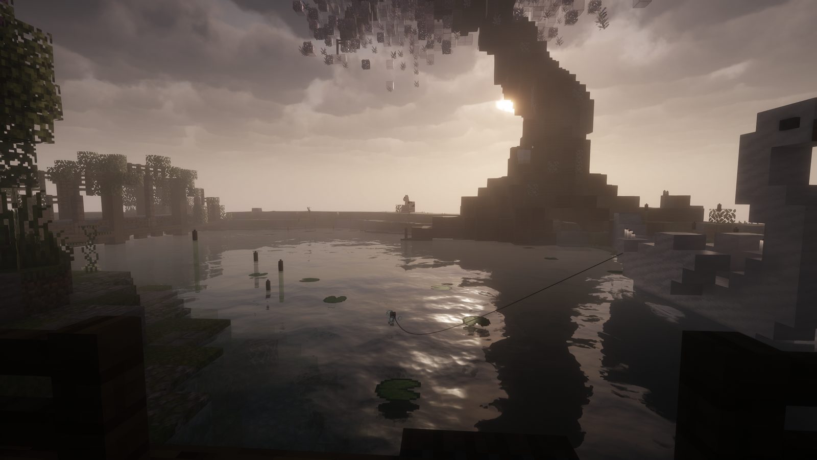Warp Fish — the fishing minigame island